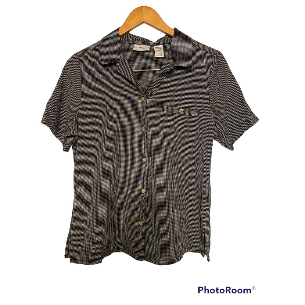 Jaclyn Smith Button Up Top Size Medium